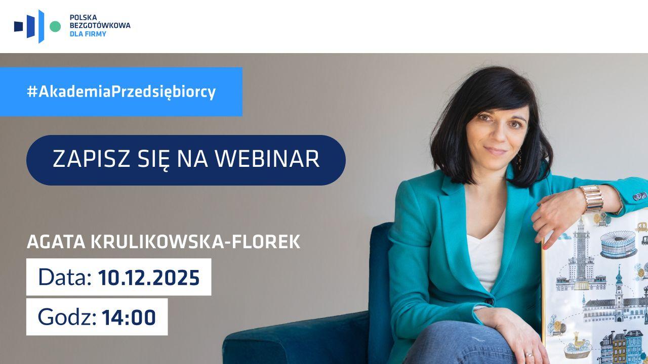 Najbliższy webinar: Od pierwszego magnesu do pierwszego miliona - case study marki Love Poland Design