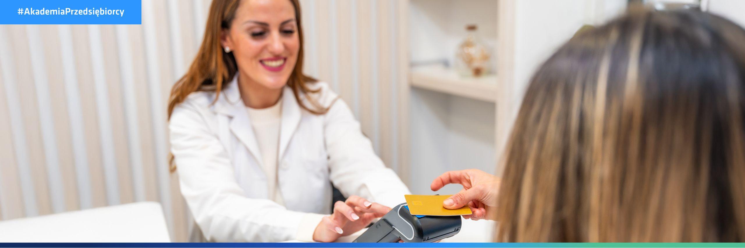 Grafika obrazująca płatności w salonie beauty