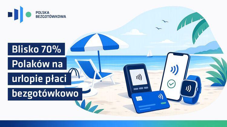 Wakacyjny luz – blisko 70% Polaków na urlopie płaci bezgotówkowo